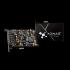 Sound Card: 7.1 PCIe gaming sound card with 192kHz/24-bit Hi-Res audio quality, 150ohm headphone amp, high-quality DAC, and exclusive EMI back plate Sound Card: 7.1 PCIe gaming sound card with 192kHz/24-bit Hi-Res audio quality, 150ohm headphone amp, high-quality DAC, and exclusive EMI back plate